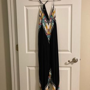 Flowing maxi dress v neckline